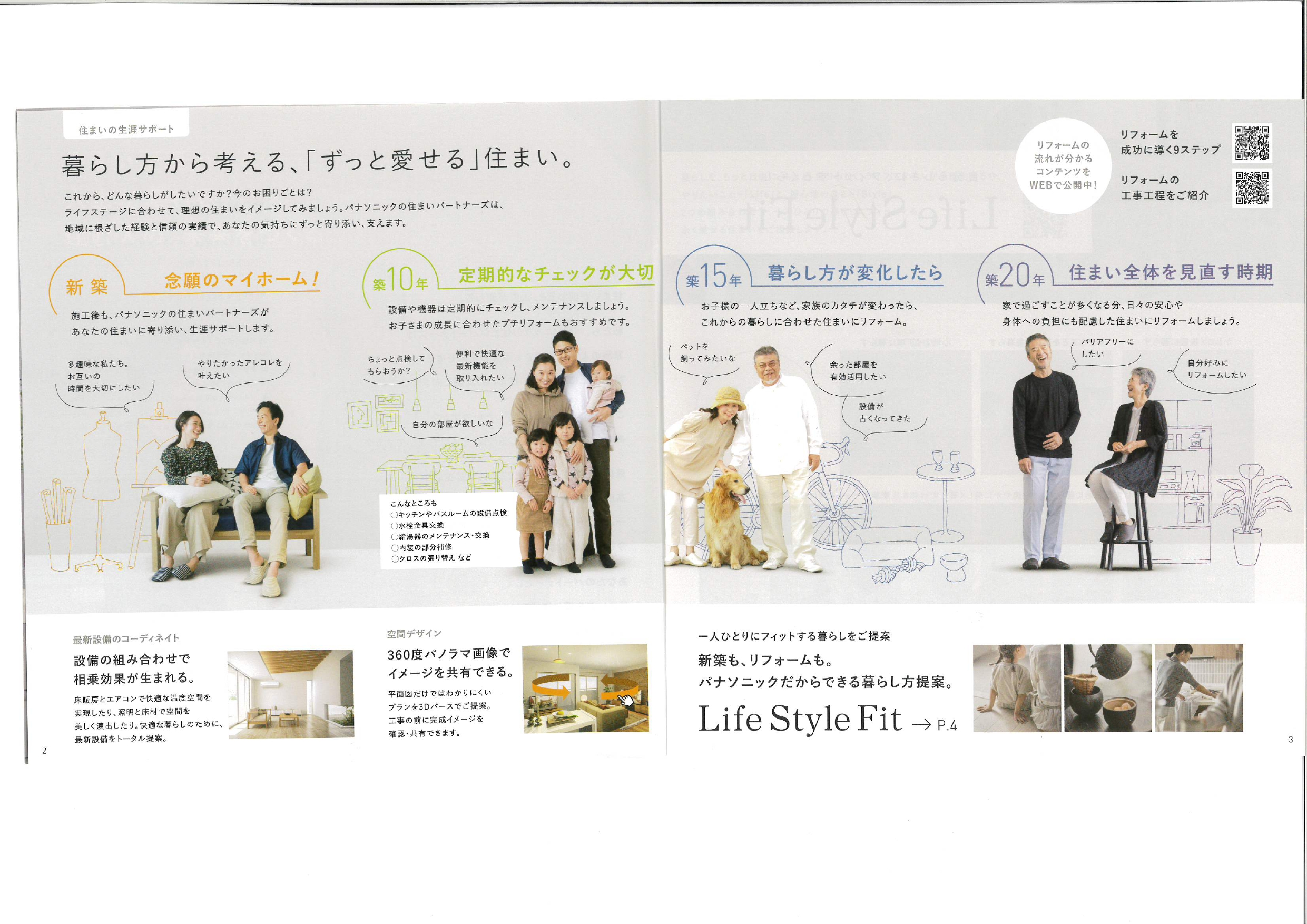 家族の変化によるリフォーム例